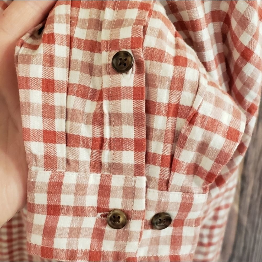 Marine Layer Long Crop Button Down Shirt - Picture 3 of 5